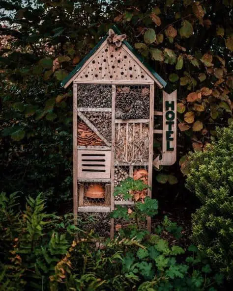 garden-bug-hotel-ideas-a-small-insect-hotel-with-a-little-hotel-sign-on-the-side