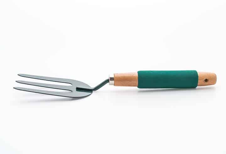 a gardeining hand fork
