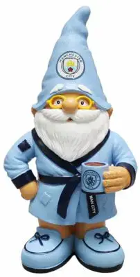 Official Manchester City FC Champ Crest Garden Gnome 