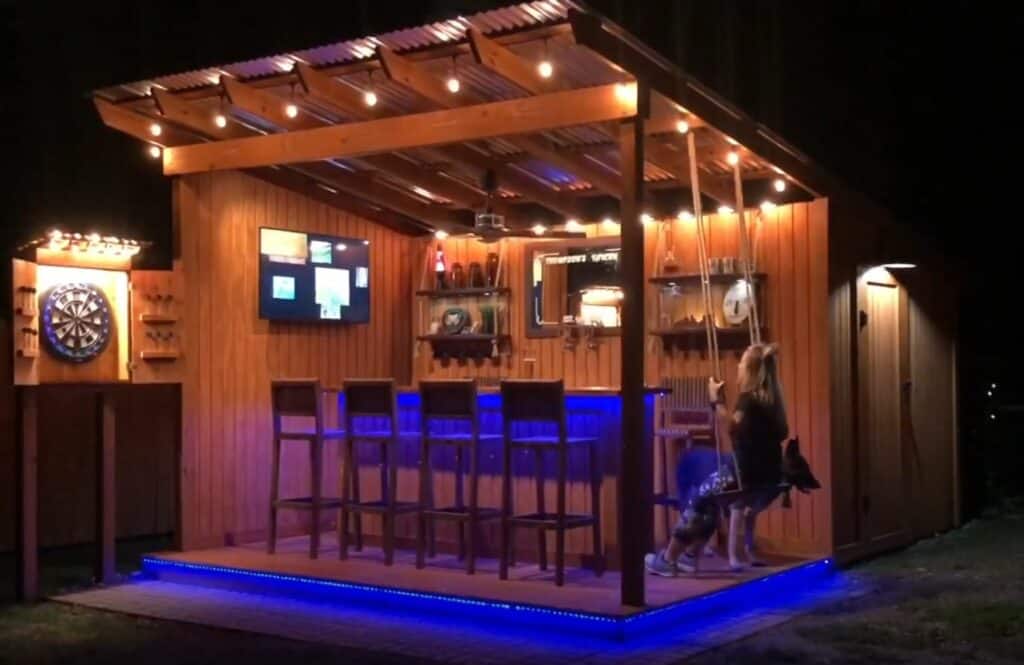 backyard bar